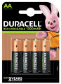 Duracell genopladelige batterier AA 4-pk.